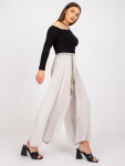 Dámské široké kalhoty BI 81733 - FPrice beige L