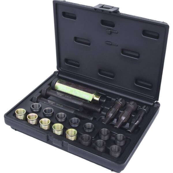 KS Tools 150.5080 Sada na opravu zapalovací svíčky THREADfix M14x1,25 pro zapalovací svíčky, 21 ks