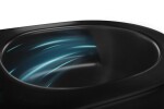 REA - Závěsná WC mísa Carlo Mini Tornado NF BLACK MATT REA-C3000