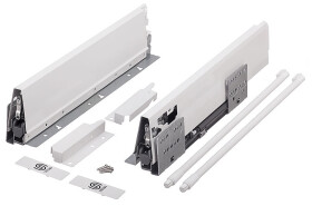 Strong výsuv StrongBox 550/204mm, bílý, jeden kulatý reling (276486)