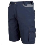 ISSA - Industrial Starter Kalhoty krátké bermudy stretch ISS 8734 modré 97% bavlna +3% spandex,