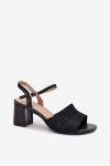 Sandály na podpatku model 214686 Step in style 38