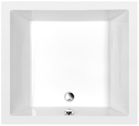 POLYSAN - DEEP hluboká sprchová vanička s konstrukcí, obdélník 100x90x26cm, bílá 72349