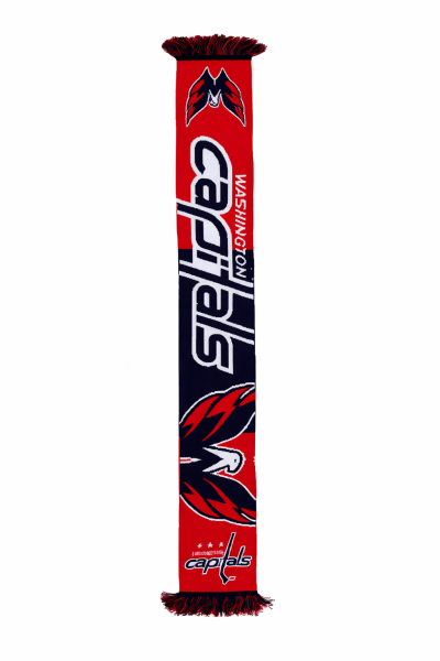 FOCO Šála Washington Capitals Big Logo Scarf Red Blue