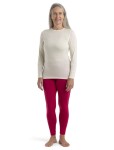 Dámské merino tričko s dlouhým rukávem ICEBREAKER Wmns 200 Oasis LS Crewe, Undyed velikost: L