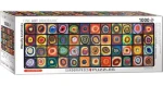 EUROGRAPHICS Panoramatické puzzle Barevná studie čtverců