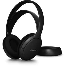Philips SHC5200M2/12 černá / Sluchátka k televizi / Bezdrátová / 2.4 GHz / výdrž 30 h