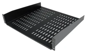 StarTech Rack police 2U černá / Rack police / nosnost 22,6 kg / šířka 406 mm / hloubka 483 mm (CABSHELFV)