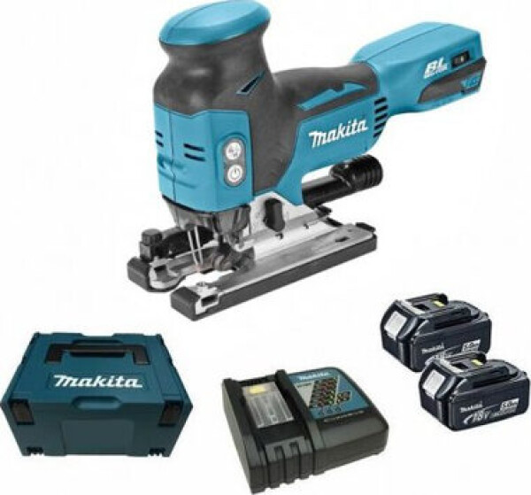 Makita DJV182RTJ / Aku Přímočará pila / 18V / Délka zdvihu 26 mm / 3.500 z-min / 2x 5.0 Ah (DJV182RTJ)