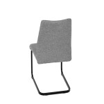 Jídelní židle, šedá, látka, DCL-438 GREY2