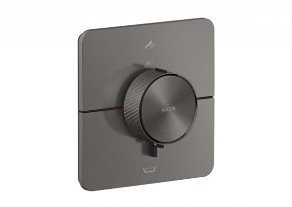 AXOR - ShowerSelect ID Termostatická baterie pod omítku, pro 2 spotřebiče, kartáčovaný černý chrom 36755340