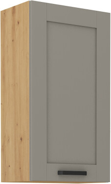 Horní skříňka Luna 50 G-90 1F Barva korpusu: Dub artisan, Barva dvířek: Clay Grey