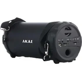 AKAI ABTS-12C Přenosný reproduktor černá / Bluetooth 5.0 / 10W / USB / AUX / SD (4905192532307)