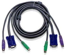 ATEN KVM sdružený kabel k CS-114A / CS138A / CS-84A / PS2 / 5m (2L-1005P/C)