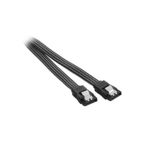 CableMod ModMesh SATA 3 Kabel 60cm - carbon (CM-CAB-SATA-N60KC-R)