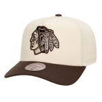 Mitchell & Ness Pánská kšiltovka Chicago Blackhawks NHL Brown and Cream Pro Snapback