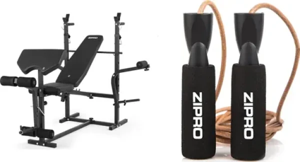 Zipro Ripped Posilovací lavice + švihadlo / nosnost uživatele 120 kg (8426541)