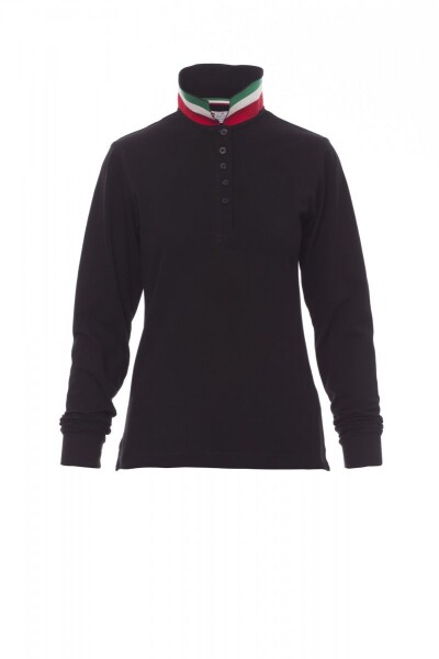 Dámská polokošile Payper LONG NATION LADY Barva: Černá/ Itálie, Velikost: S (000084002114013S)