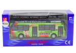 Mamido Turistický dvoupatrový autobus 1:32 s otevíracími dveřmi zelený