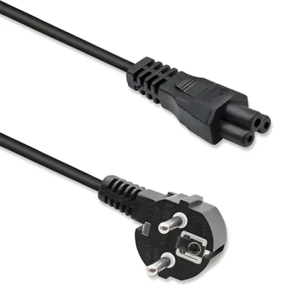 Napájecí kabel Schuko úhlový - IEC C5 1,5 m / Napájecí kabel / 3x1,0 mm2 (50458)