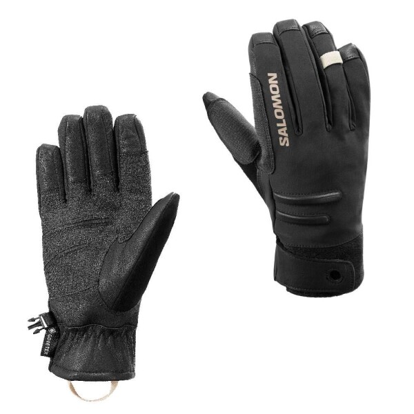 Zimní rukavice SALOMON MTN GORE - TEX Deep Black velikost M