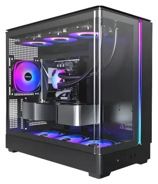Montech KING 15 PRO černá / Počítačová skříň / Micro-ATX / Tvrzené sklo / ARGB (KING 15 PRO (B))