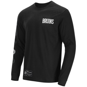 Fanatics Pánské Tričko Boston Bruins Mono AW21 Long Sleeve T-Shirt Velikost: