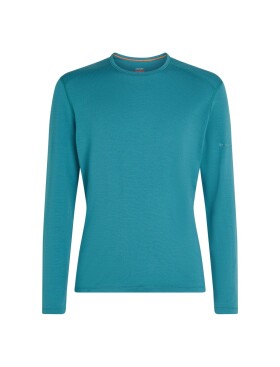 Pánské merino tričko s dlouhým rukávem ICEBREAKER Mens 260 Tech LS Crewe, Topaz velikost: M