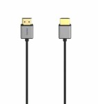 Hama 205449 HDMI kabel High Speed 8K 1.5 m černo-stříbrná / Ultra slim / pozlacené konektory (205449-H)