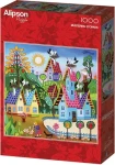 ALIPSON Čtvercové puzzle Slet čápů