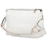 Trendy dámská koženková crossbody kabelka Anita, bílá