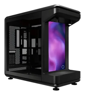 Cooler Master MasterFrame 360 Stage LCD černá / Skříň ATX / LCD displej / 2x tvrzené sklo / bez zdroje (MF360-KHNN-S02)