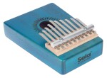 Sela Kalimba Mahogany 10 Blue