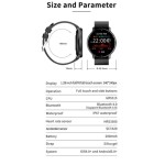 Izoxis SMARTWATCH ZL02D CHYTRÉ HODINKY ČERNÁ