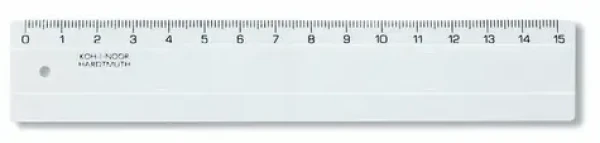 KOH-I-NOOR Pravítko 15cm čiré (24250)