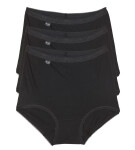 Dámské kalhotky 3 pack Basic maxi black - Sloggi černá XL