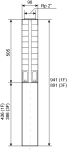 Ponorné čerpadlo EVAK V4S-14M05, 400V, 1.5kW, 2m kabelu