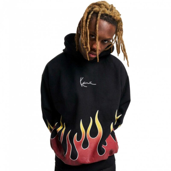 Karl Kani Small Signature Flame Os Hoodie 6021649 pánské