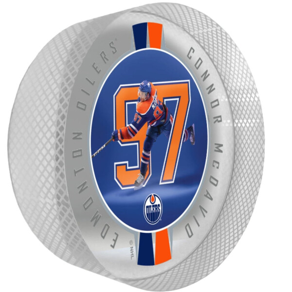 Mustang Puk Edmonton Oilers NHL Crystal Breakout - Connor McDavid