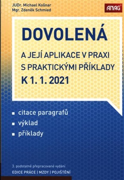Dovolená a její aplikace v praxi s praktickými příklady k 1. 1. 2021