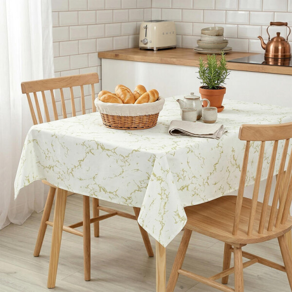 Vinylový ubrus ZLATÝ MRAMOR 140 x 180 cm