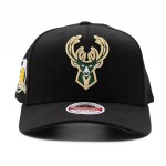 Mitchell & Ness Pánská kšiltovka Milwaukee Bucks NBA Custom Patch Classic Red Stretch Snapback