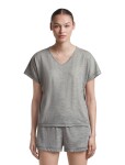 ICEBREAKER Wmns Merino 150 Lodge SS Tee, Metro Heather (vzorek) velikost: S