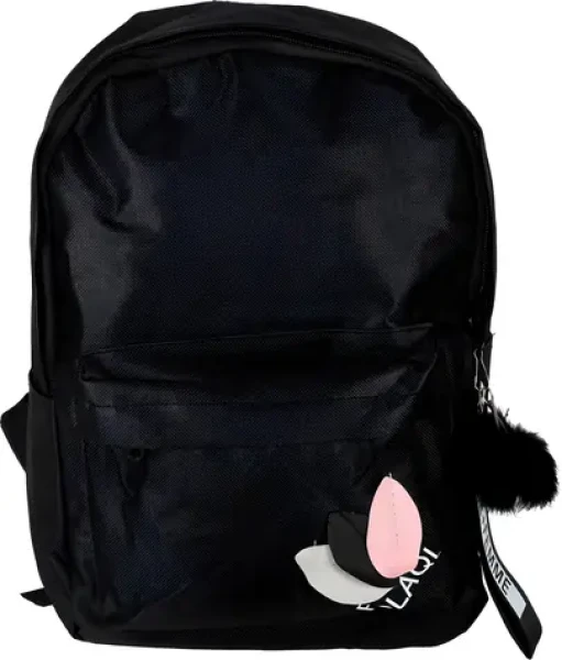 KIK Batoh jednokomorový černá / Školní batoh / objem 9 l / Oxford 600D (KX2999)