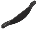 Siro Nábytková úchytka 2356 rozteč: 160mm černá lesk (S14233)