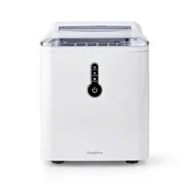 Nedis KAIC100FWT bílá / Výrobník ledu / 1.5 l / 12 kg / Plast (KAIC100FWT)