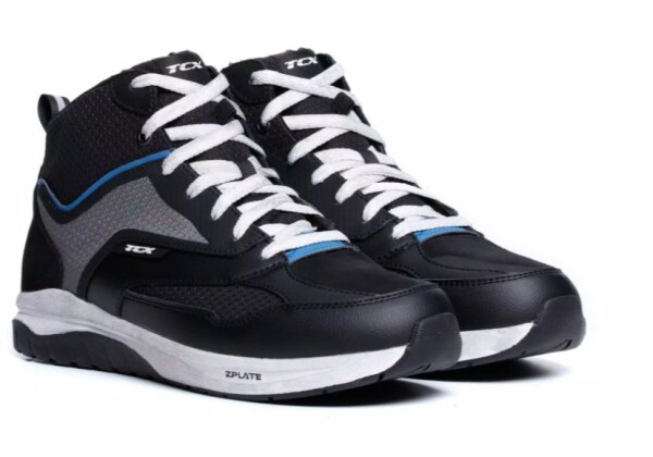 Moto boty Tcx Nalbak WP denim černé - 43