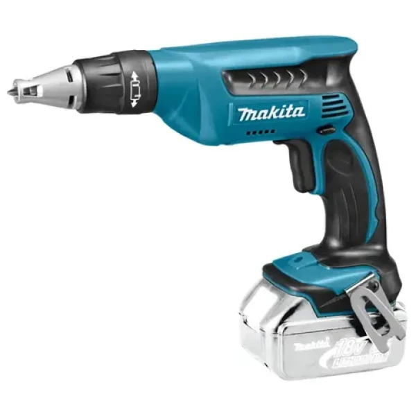 Makita DFS451Z / Aku Šroubovák na sádrokarton / 18V / 4000 ot-min / Vnitřní šestihran 1|4 / systainer / bez Aku (DFS451Z)