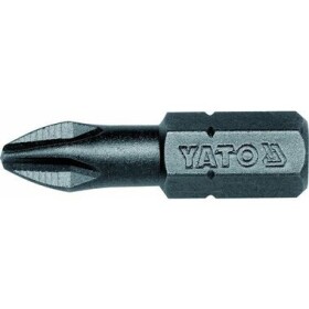 YATO Bit křížový PH2 / Rozměr 1|4” / Délka 25mm / HRC 58-62 / 50ks (YT-7808)