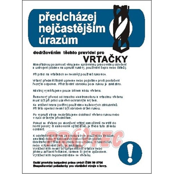 B.t. pl. PBP pro vrtačky A3